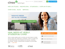 Tablet Screenshot of civas.nl
